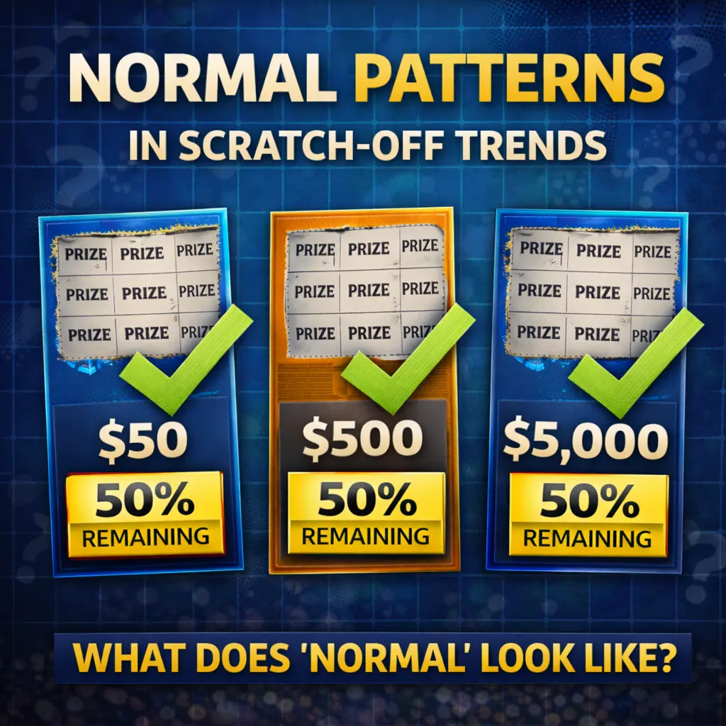 Scratch off Prize Patterns Comparing 3 Prizes