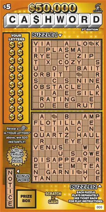 Connecticut Lottery $50,000 Cashword 2nd Edition Scratch-Off Ticket