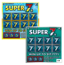 Georgia Lottery SUPER 7s Scratcher Game