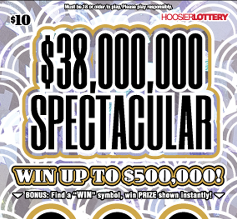 Hoosier Lottery $38,000,000 SPECTACULAR Scratch-Off Game