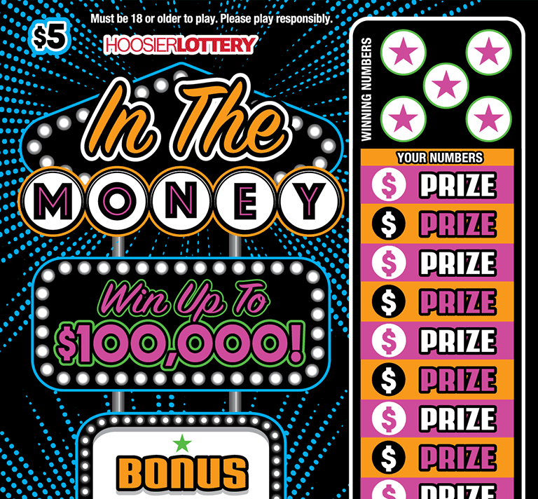 Hoosier Lottery IN THE MONEY Scratch-Off Game