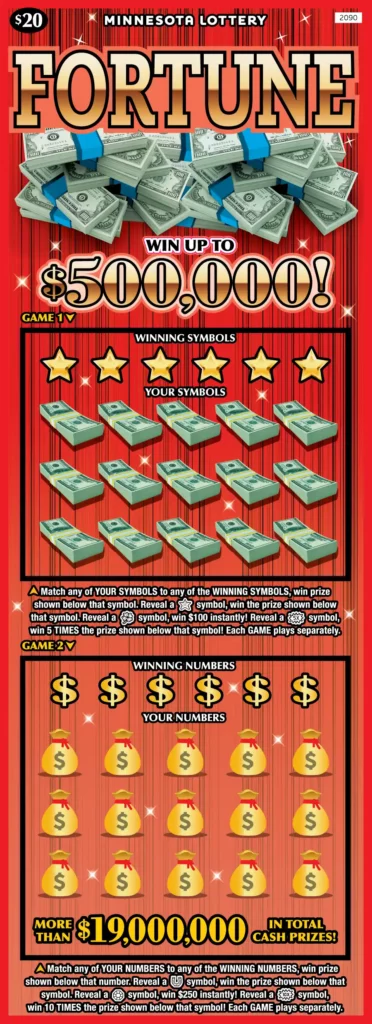 Minnesota Lottery Fortune Scratch-Off Game