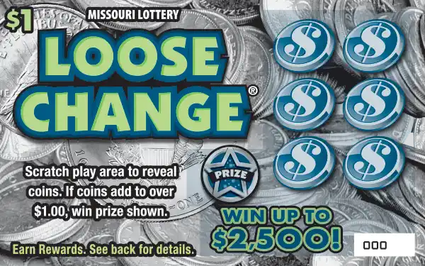 Missouri Lottery LOOSE CHANGE Scratcher Ticket
