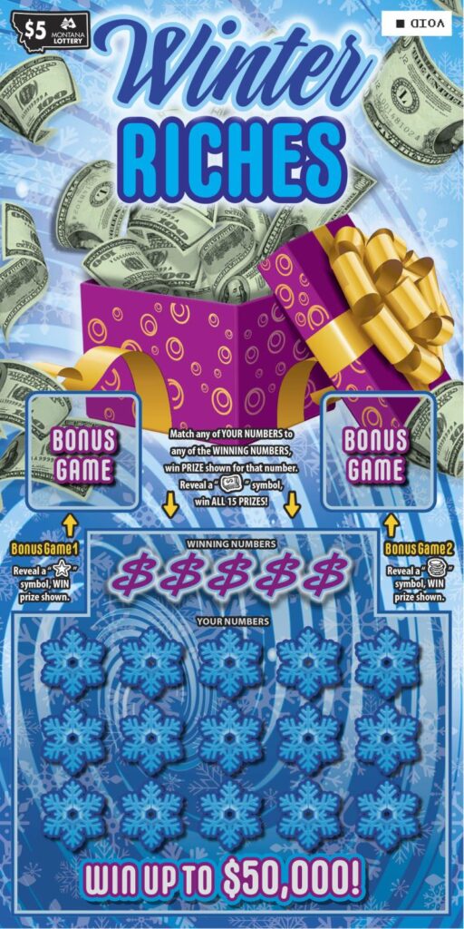 Montana Lottery Winter Riches Scratch-Off Game