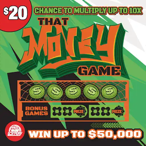 West Virginia Lottery That Money Game Scratch-Off Game